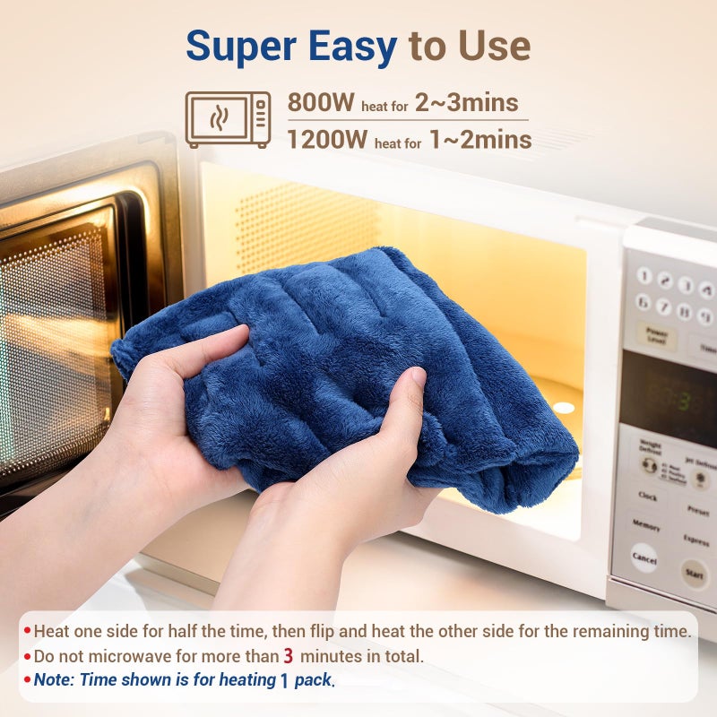 comfytemp أجهزة تدفئة الكاحل القابلة للاستخدام في الميكروويف، FSA يمكن ارتداؤها، HSA أقدام مؤهلة، وسادة تدفئة رطبة لالتهاب اللفافة الأخمصية، شبشب حراري لالتهاب وتر العرقوب، التواء الكاحل، تحفيز الكعب للحصول على هدية جيدة - غسيل يدوي - Image 5