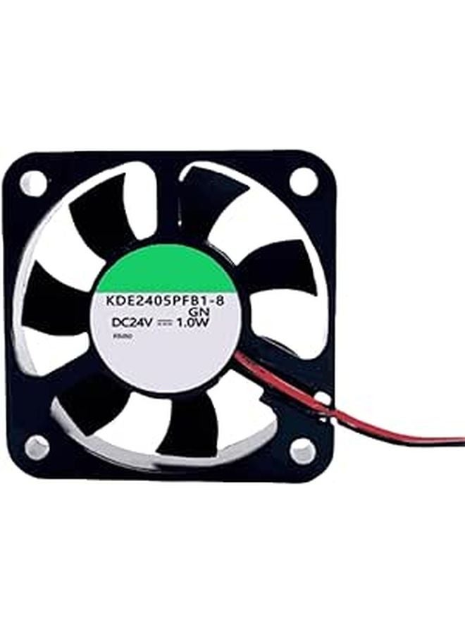 50 مم 24 فولت 1.0 واط مروحة تبريد ثنائية الخط KDE2405PFB1 8 - Image 1