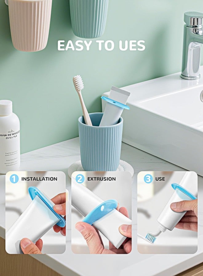 EVOULTES 4PCS Toothpaste Squeezer, Colorful Plastic Toothpaste Tube Squeezer Toothpaste Dispenser HangingTube Squeezer Tool, Toothpaste Clip for Bathroom, Suitable for Toothpaste, Cream, Cosmetics - Image 4