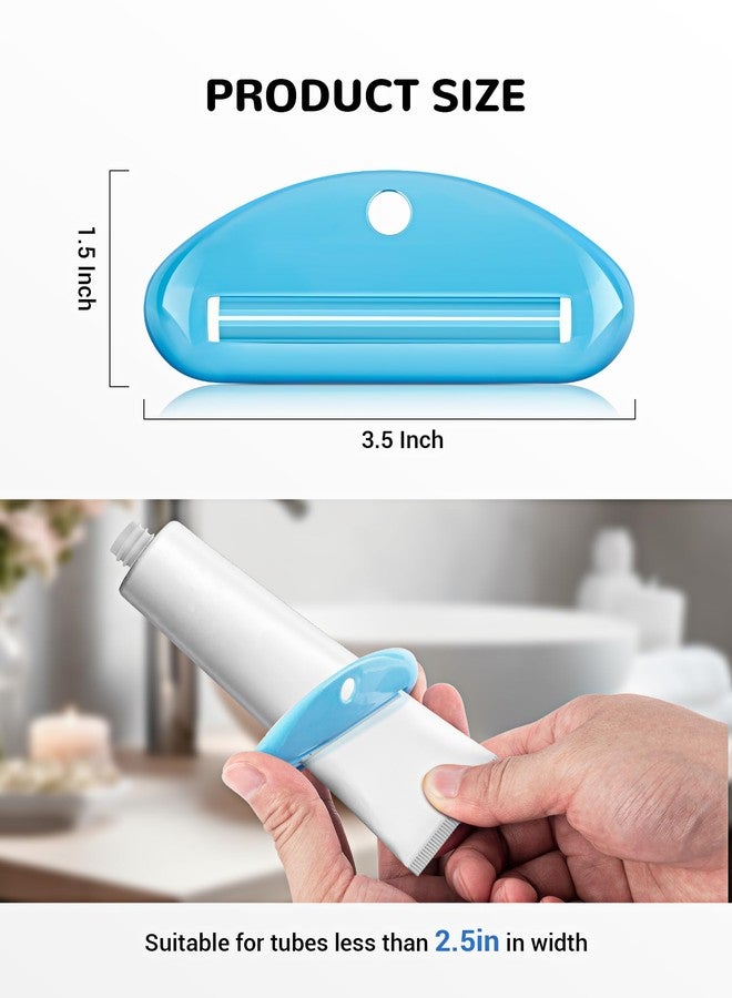 EVOULTES 4PCS Toothpaste Squeezer, Colorful Plastic Toothpaste Tube Squeezer Toothpaste Dispenser HangingTube Squeezer Tool, Toothpaste Clip for Bathroom, Suitable for Toothpaste, Cream, Cosmetics - Image 2