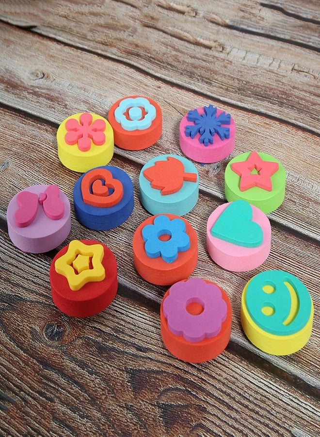 Brille Bee 6Pc Foam Stamp Set – Versatile Stamps for Crafting, Scrapbooking, and Art Projects - Image 3