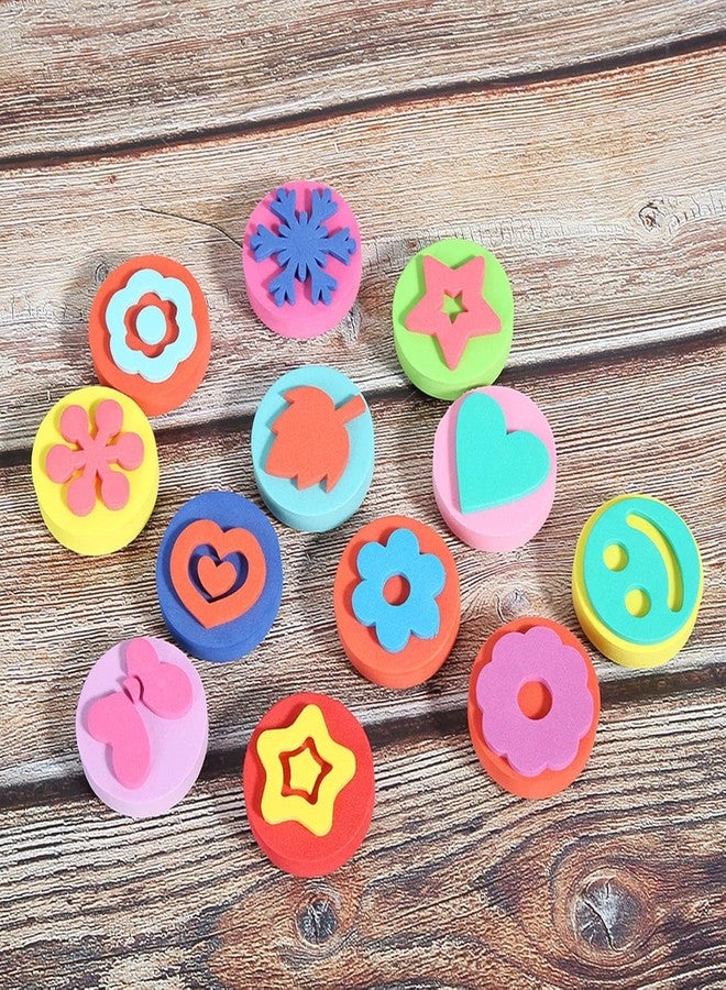 Brille Bee 6Pc Foam Stamp Set – Versatile Stamps for Crafting, Scrapbooking, and Art Projects - Image 1