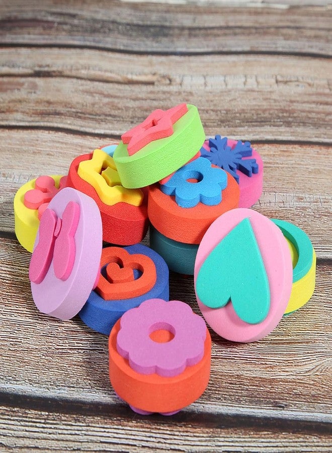 Brille Bee 6Pc Foam Stamp Set – Versatile Stamps for Crafting, Scrapbooking, and Art Projects - Image 4