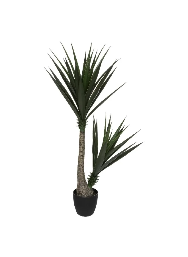 atmosphera Easy Maintenance Realistic Looking Decorative Artificial Yucca Plant with Pot Green and Brown 130 cm 181465