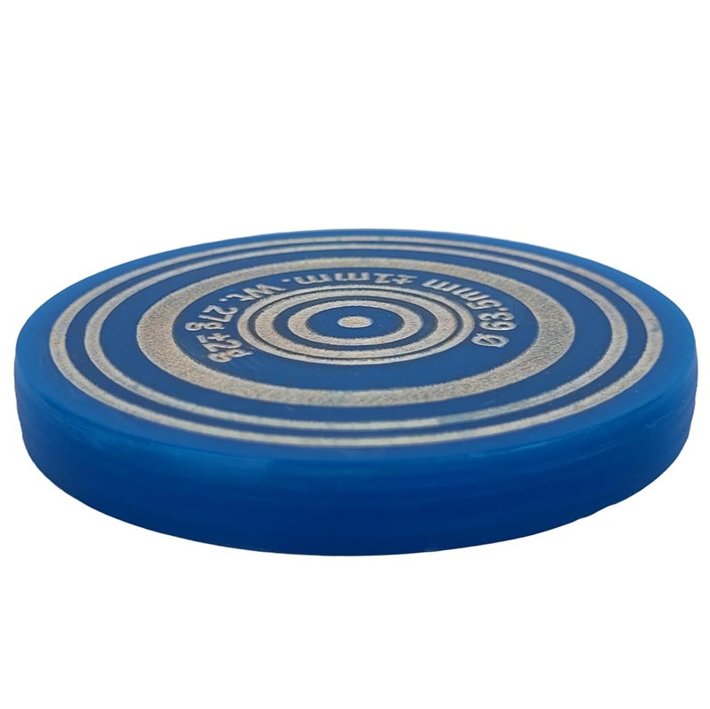 NHD مضرب كاروم جامبو J505 ? 63.5 مم (2.5 بوصة) | حجم كبير جداً | قاع ناعم وقمة منقوشة | بولي كربونات ممتاز | مثالي لعشاق مضرب كاروم بحجم كبير - Image 2