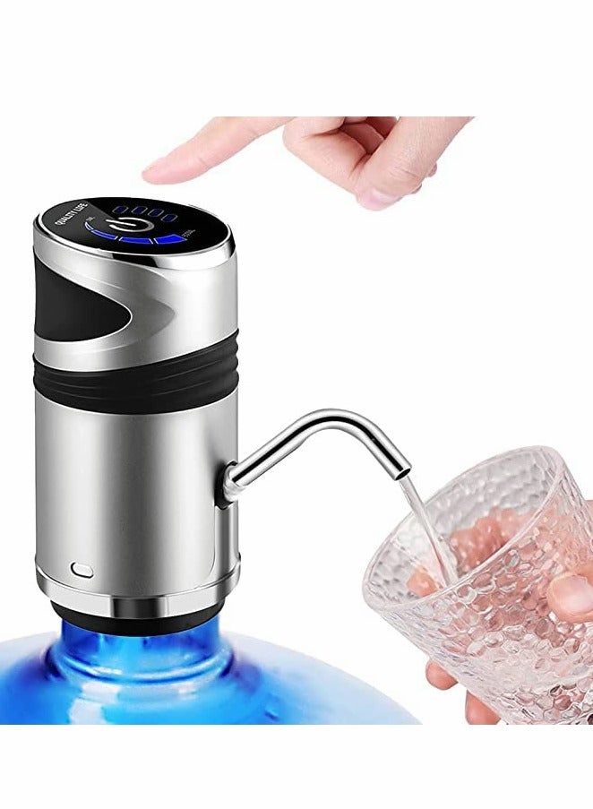 USB Rechargeable Automatic Water Pump for Gallon Bottles Ideal for Home Office Use - Image 1