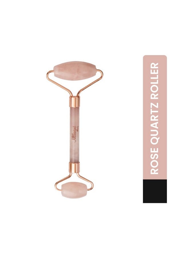 Milagro Beauty Rose Quartz Face Roller, Double-Sided Jade Stone Roller For Face, & Neck Anti Aging, Wrinkle Reduction, Skin Firming & Lifting - Image 5