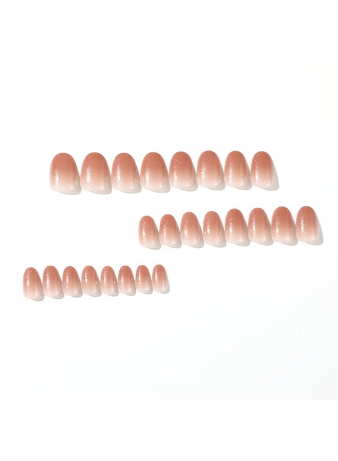 Kanza 24Pcs Press on Nails, False Nails, Fake Nails Set for Women Girls Nail Art Accessories, Press On Nail with Glue Stickers for Easy Apply, Stick On Fingernails Set - Image 3