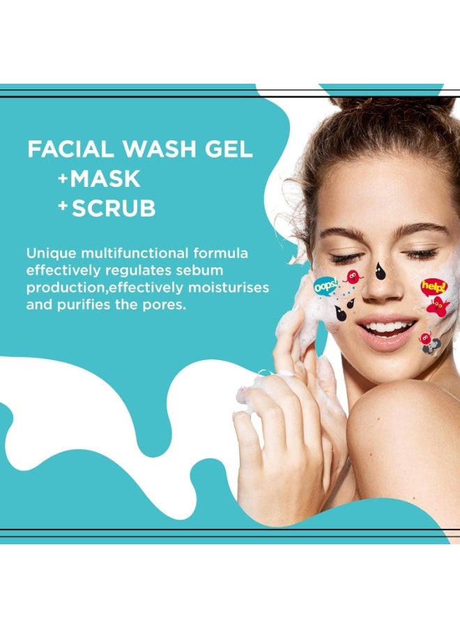 EVELINE COSMETICS Facial Wash Gel in Scrub 200 ml, from Eveline Cosmetics - Image 3