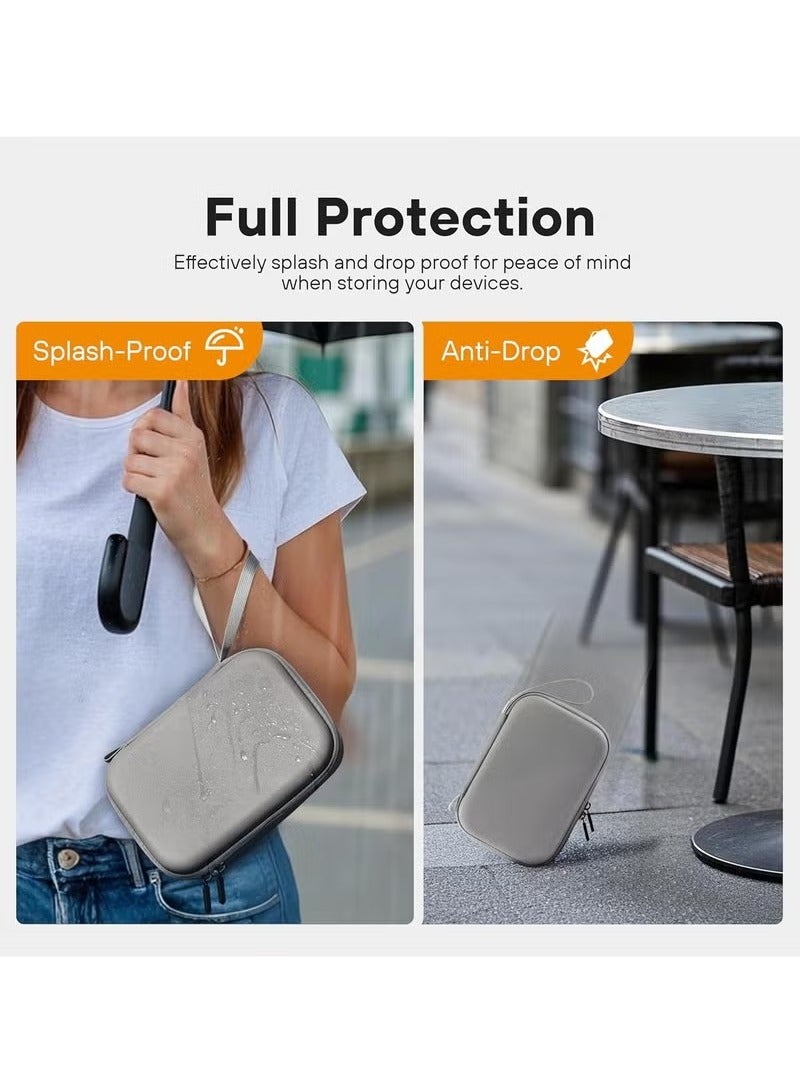 Unewshi Carry Case for Osmo Mobile 7P/Mobile 7, Portable Storage PU Shoulder Bag for DJI Osmo Mobile 7P Gimbal Stabilizer Accessories  - Image 4