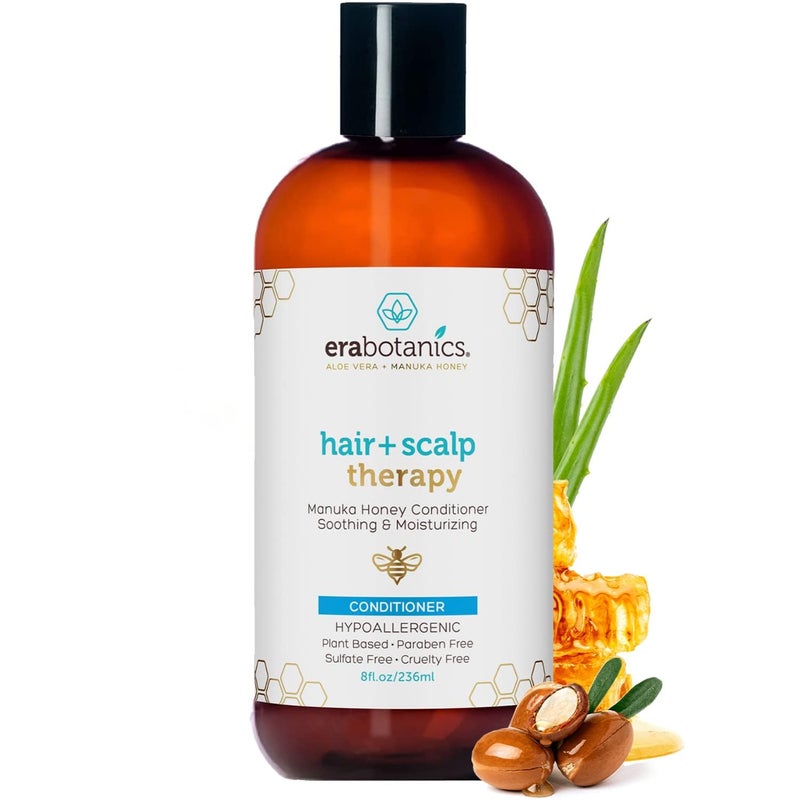 Era Organics Era Organics Manuka Honey Dry Scalp Conditioner  Sulfate Free Soothing and Moisturizing for Damaged Hair  Argan Oil for Women or Men
