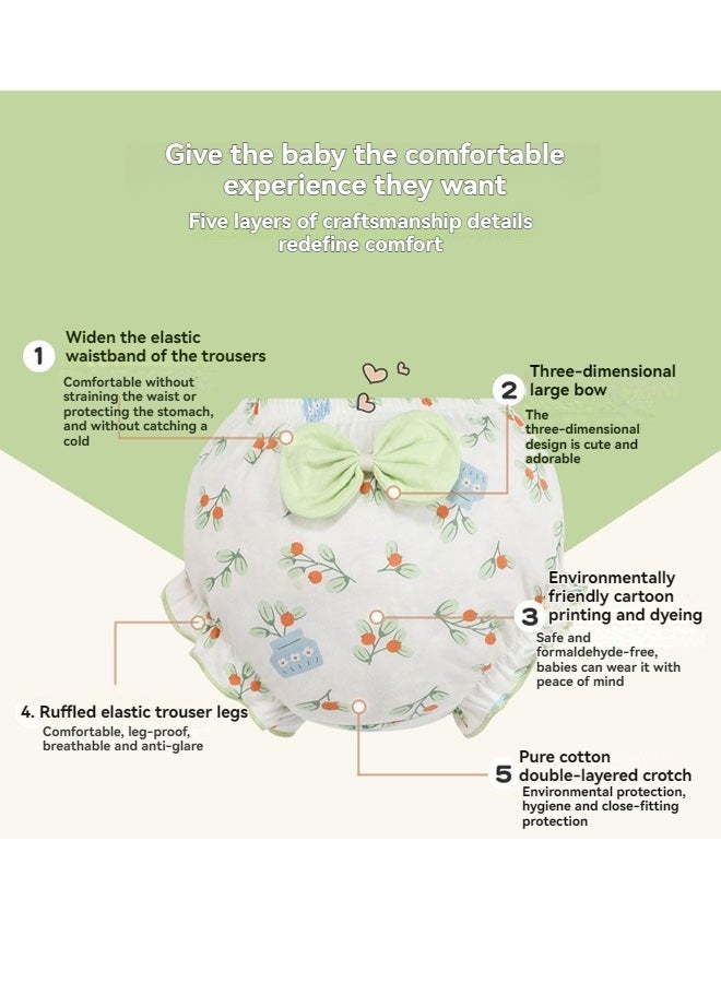بيوينتي 4 قطعة طفل جنس واحد بنطلون داخلي قطن طفل صغير فتيات ملابس داخلية وعاء 6 أشهر-3 سنوات - Image 2