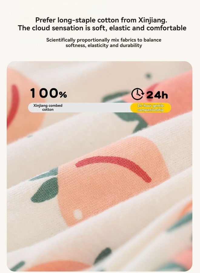 بيوينتي 4 قطعة طفل جنس واحد بنطلون داخلي قطن طفل صغير فتيات ملابس داخلية وعاء 6 أشهر-3 سنوات - Image 3