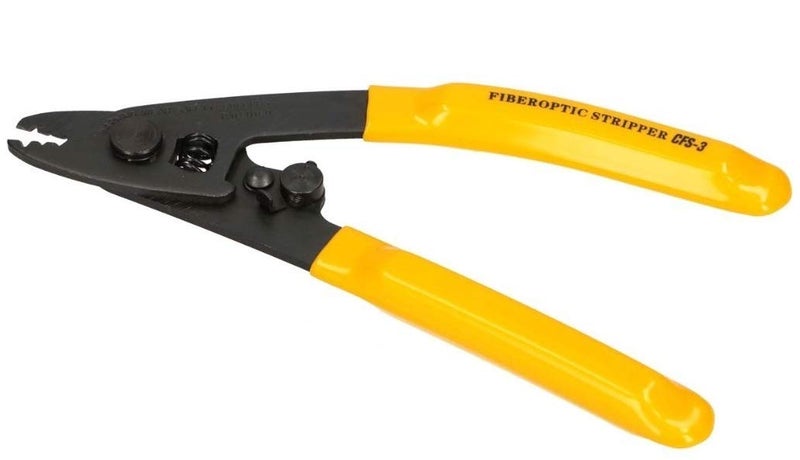 Corslet 3 Hole Wire Cutter and Stripping Tool Plier Optical Fiber Wire Stripper and Cutter - Image 1