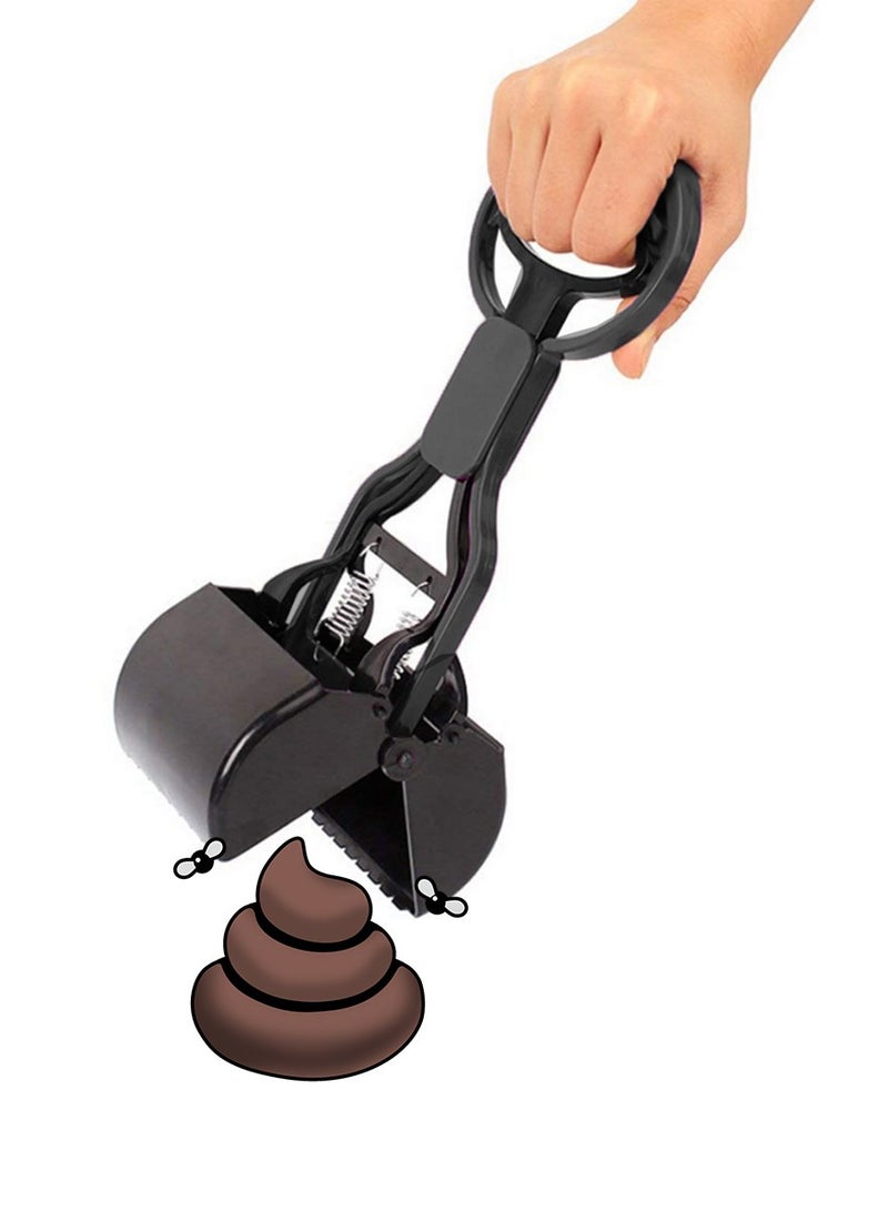 إيونتو مجرفة فضلات الحيوانات الأليفة للكلاب والقطط - تصميم متين ومخلب بفك غير قابل للكسر | سهلة الاستخدام بيد واحدة على العشب أو الحصى | منظف نفايات صحي عالي التحمل للاستخدام المنزلي والخارجي - Image 1