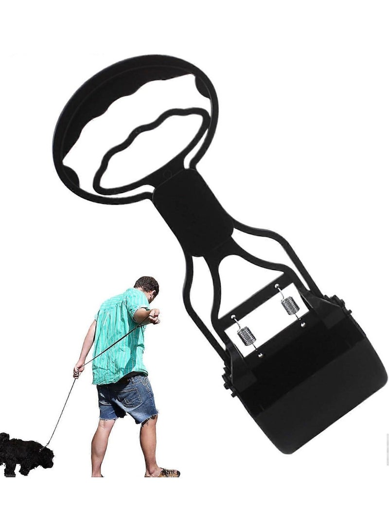 إيونتو مجرفة فضلات الحيوانات الأليفة للكلاب والقطط - تصميم متين ومخلب بفك غير قابل للكسر | سهلة الاستخدام بيد واحدة على العشب أو الحصى | منظف نفايات صحي عالي التحمل للاستخدام المنزلي والخارجي - Image 4