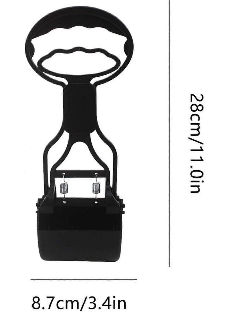 إيونتو مجرفة فضلات الحيوانات الأليفة للكلاب والقطط - تصميم متين ومخلب بفك غير قابل للكسر | سهلة الاستخدام بيد واحدة على العشب أو الحصى | منظف نفايات صحي عالي التحمل للاستخدام المنزلي والخارجي - Image 5