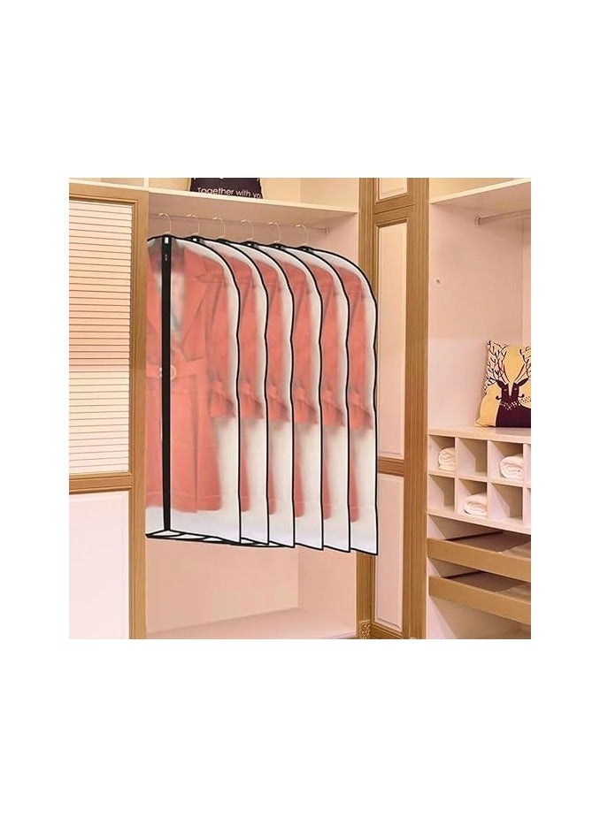 60cm x 120cm Long Clear Garment Bag, Mothproof Dress Bag, Breathable White Garment Bags with Full Zip, Dustproof Cover for Suits and Dance Storage (3) - Image 3