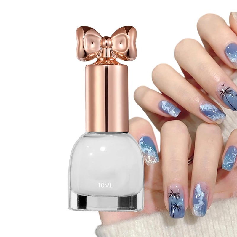 Marble Effect Gel - 10ml Wave Painting, Aesthetic Pattern with Creative Design, with Professional Finish, Beauty Product Beginner Friendly, Manicure Gel for Home - Image 1