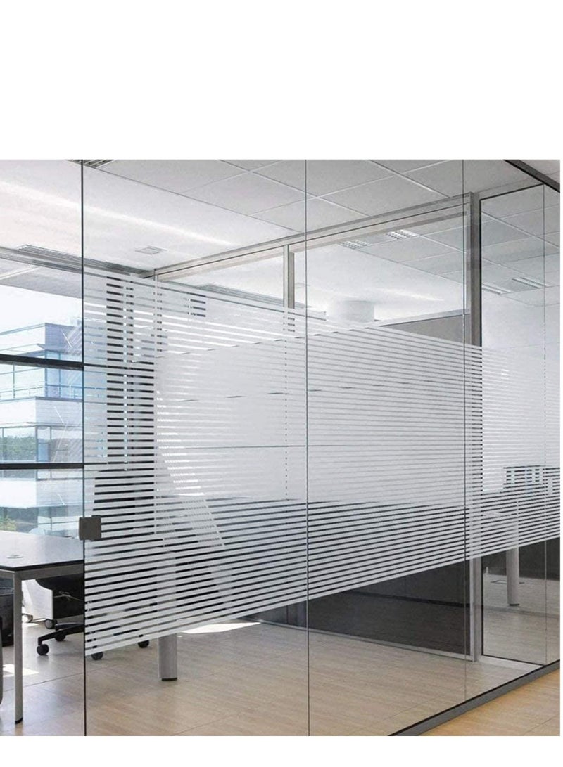 Captaintech Window Films Self adhesive Office Glass Film Static Cling Window Film Privacy For All Kinds of Smooth Glass Surface - Image 4