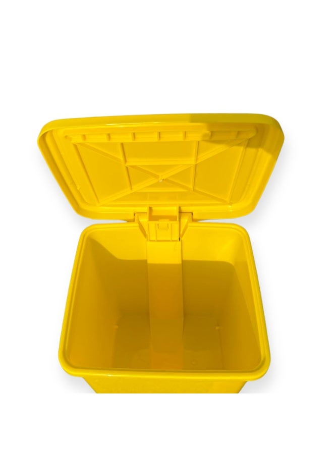 SNH Dustbin | Waste Bin | Trash Bin | Garbage Can | PUSH IT Waste Disposal Bin with Push Lid & Foot Pedal | Step On Waste Bin for Kitchen, Bathroom, Office & Outdoor Use | Durable Plastic Trash Can with Secure Cover | Weather Proof Waste Container - Image 3