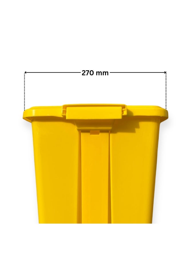 SNH Dustbin | Waste Bin | Trash Bin | Garbage Can | PUSH IT Waste Disposal Bin with Push Lid & Foot Pedal | Step On Waste Bin for Kitchen, Bathroom, Office & Outdoor Use | Durable Plastic Trash Can with Secure Cover | Weather Proof Waste Container - Image 4
