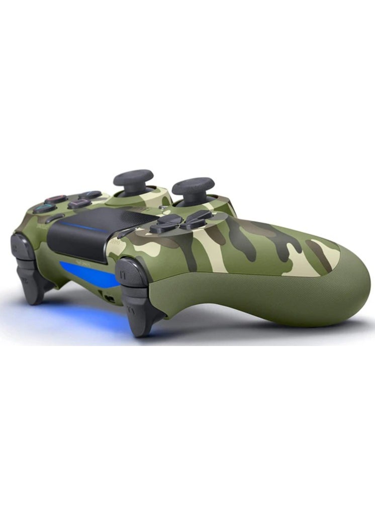 Generic PS4 Controller Wireless Bluetooth Vibrate Game Controller Handle  Controller, Green Camouflage  - Image 3