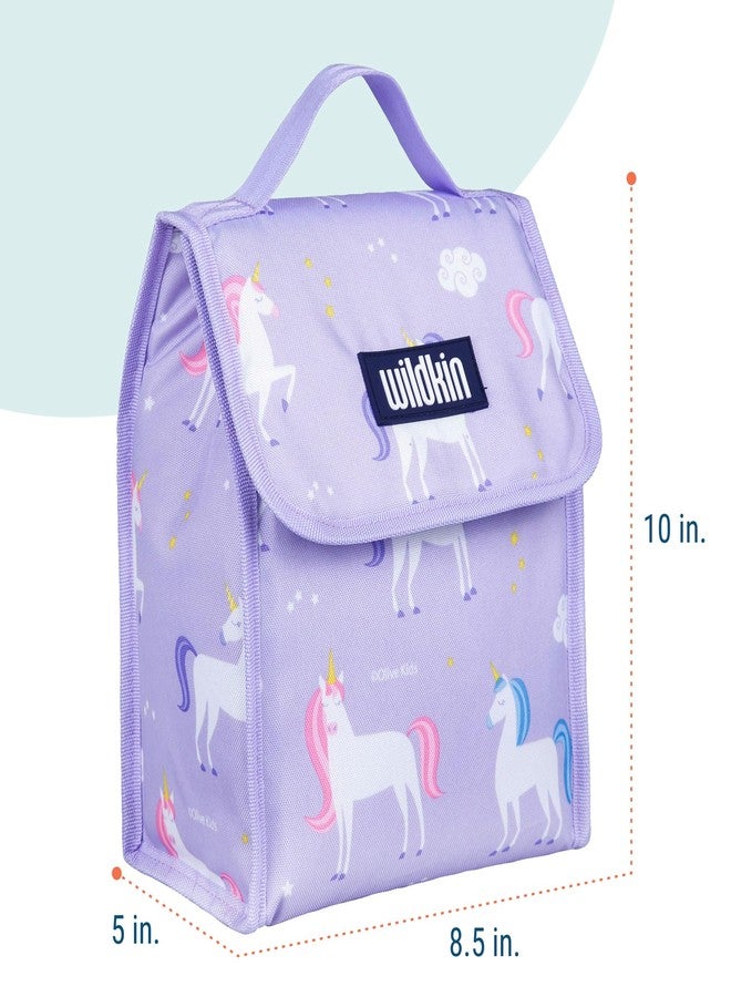 Wildkin Children's Lunch Bag - Purple Unicorn - Image 3