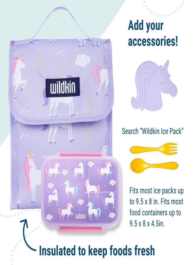Wildkin Children's Lunch Bag - Purple Unicorn - Image 5
