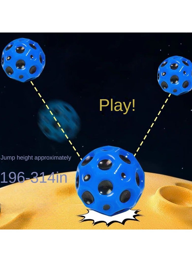 Space ball, high bounce jump ball, ultra-high bounce space ball, improves hand eye coordination, easy to grip and receive  - Image 4