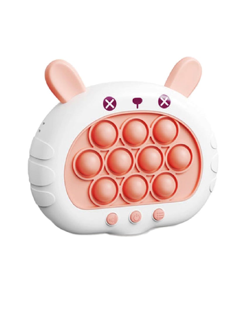 Excefore Creative Stress Relief Toys,Breakthrough Puzzle Pop Button Gopher Game Machine - Fun Fidget Toy for Kids & Adults ,Party Favor Gift (Pink Rabbit) - Image 1