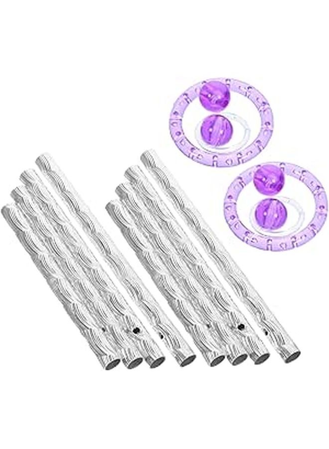 DIY Wind Chimes Craft Kit for Adults with Beads and Top Circles Outdoor Garden Decor - Image 1