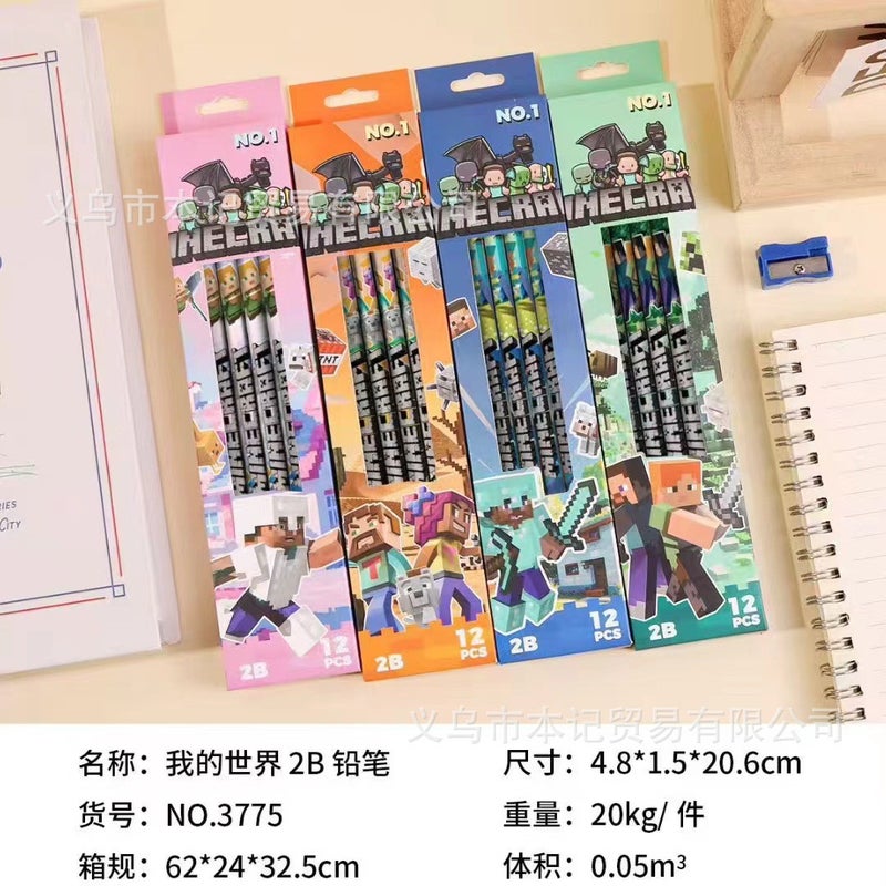 Star Man Creative Cartoon Pencil with Eraser, HB 2B, Non-Toxic, for Students - Image 5