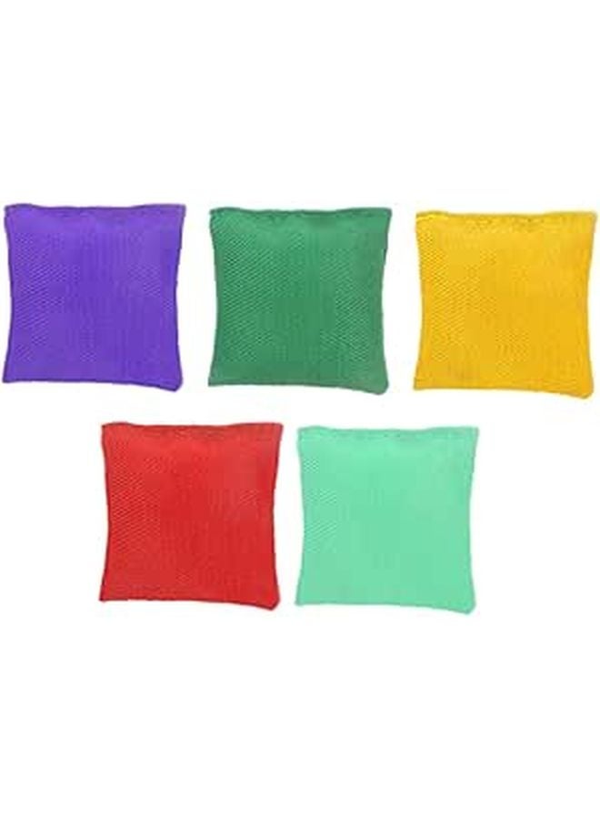 Double Layer Bean Bags 5 Pack Lightweight Compact Outdoor Toss Game For Backyard Parties - Image 1