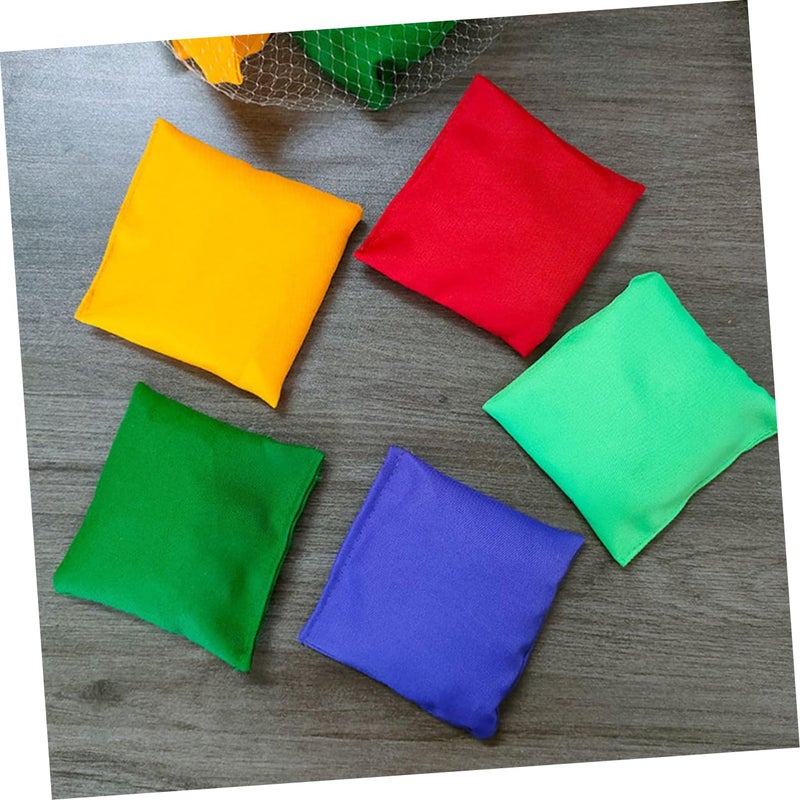 Double Layer Bean Bags 5 Pack Lightweight Compact Outdoor Toss Game For Backyard Parties - Image 3
