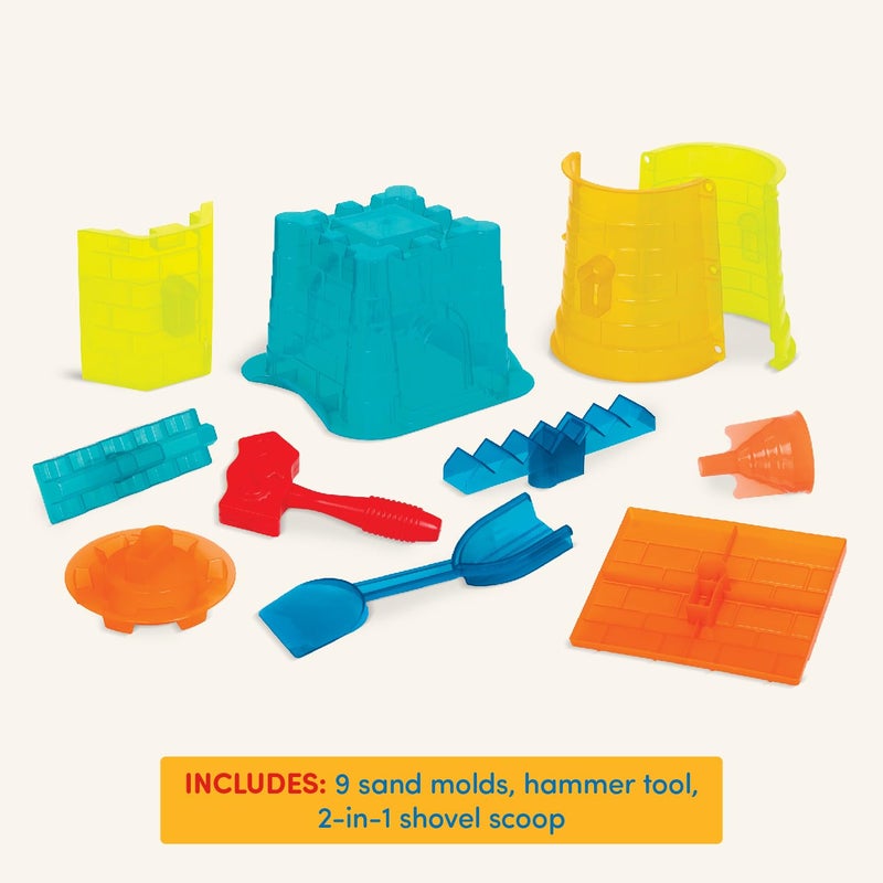 Battat â€“ Sand Toys For Kids â€“ 11 Pieces Sandcastle Building Kit With Molds And Shovel â€“ Outdoor Sandbox Toys â€“ 3+ years - Image 5