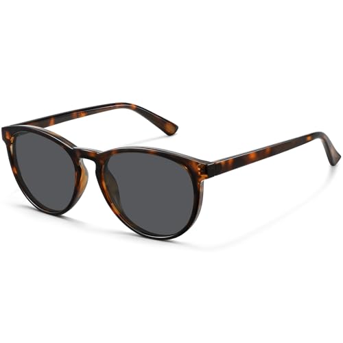 Fozono Classic Round Polarized Sunglasses for Women Retro Shades Trendy Vintage Sun Glasses - Image 1