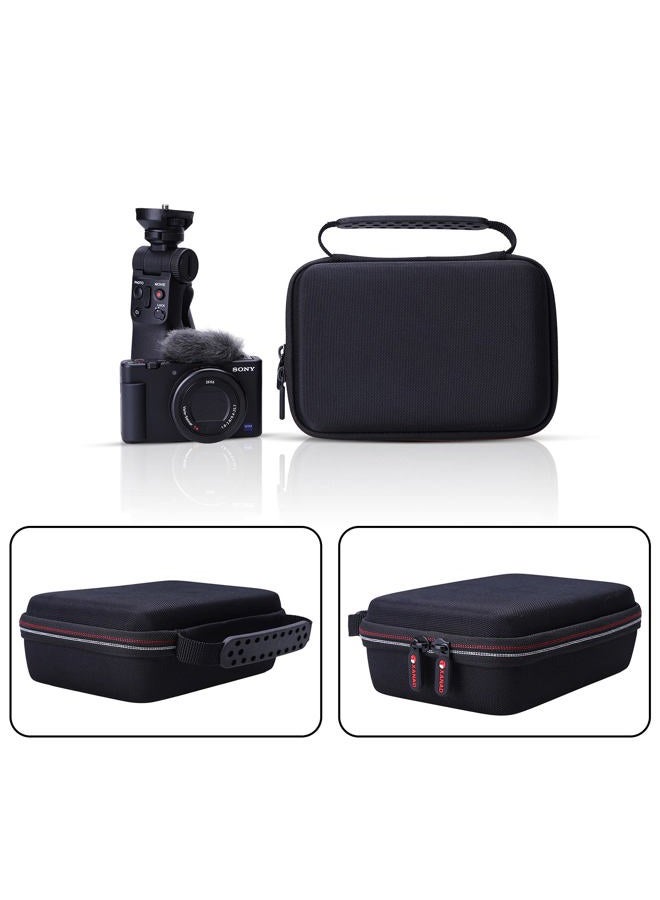 XANAD Hard Case for Sony ZV-1/Sony ZV-1F Camera with Vlogger Accessory Kit Tripod (GP-VPT2 BT) and Microphone - Travel Protective Carrying Storage Bag - Image 5