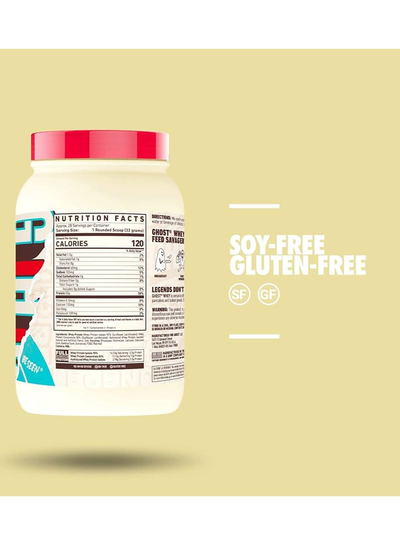 Ghost Powder,Cereal Milk - 2Lb Tub, 25G Of Protein - Flavored Isolate, Concentrate & Hydrolyzed Whey Protein Blend - Post Workout Shakes - Soy & Gluten Free - Image 4