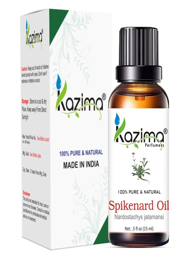 زيت كازيما العطري (جاتامانسي) - طبيعي 100% وغير مخفف للعناية بالبشرة والشعر (15 مل)