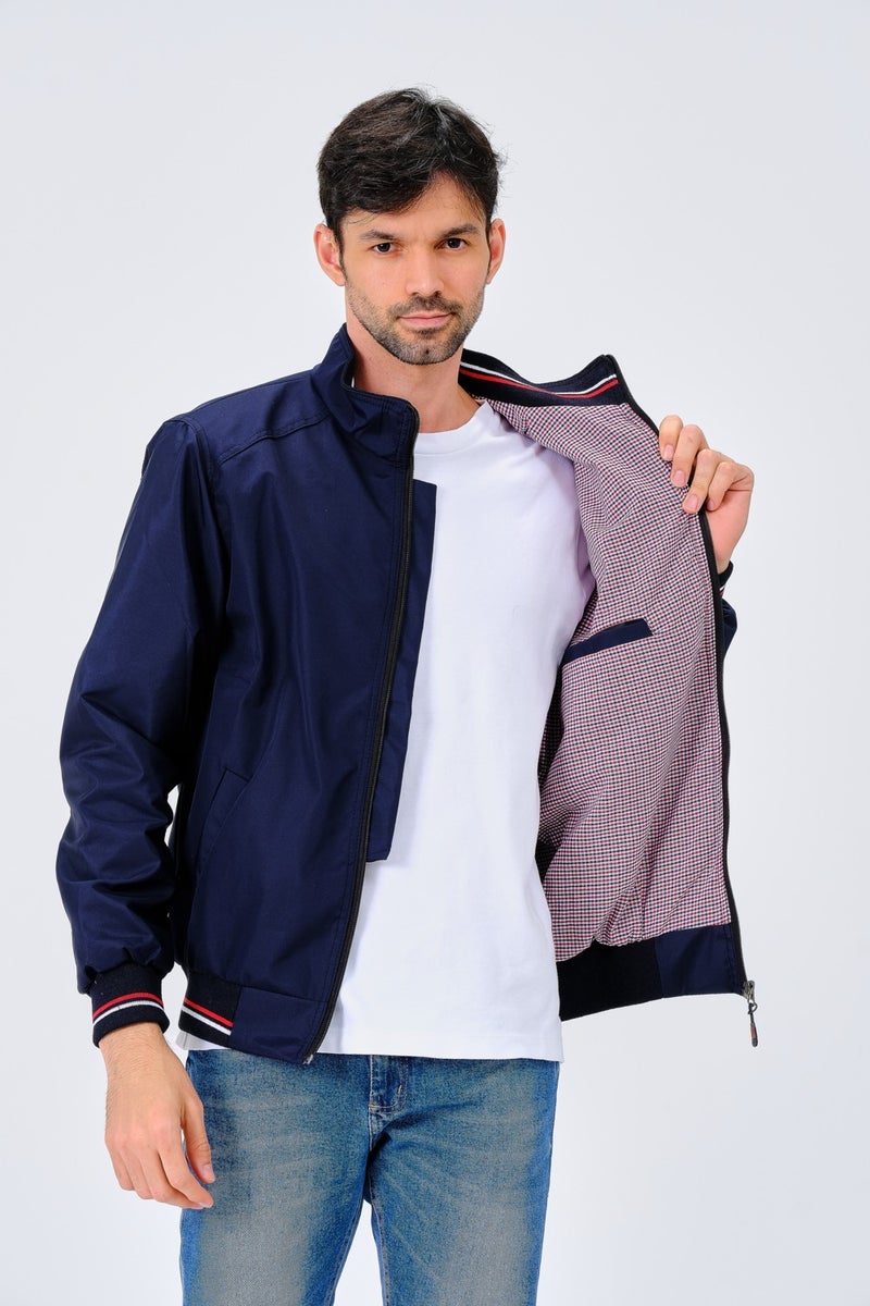 Marjinal City Marginal City Navy Blue Shirt Lined Water and Windproof Seasonal Men's Coat  - Image 4