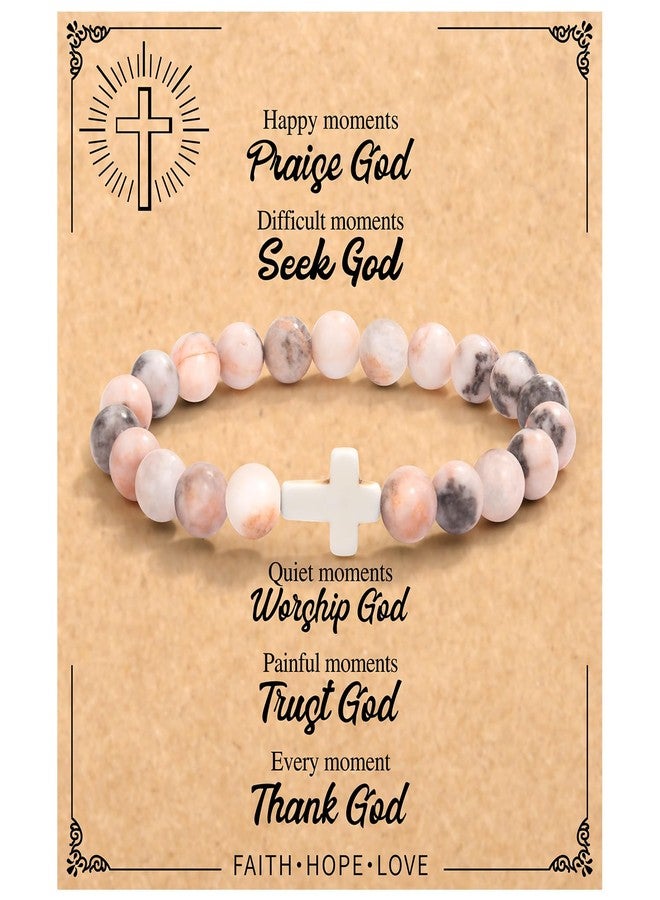 Paderast Christian Gifts for Women, Religious Cross Bracelet Gifts for for Mom/Daughter/Friend/Sister/Grandma - Image 1
