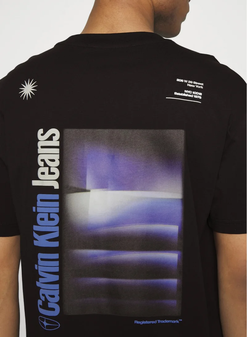 Calvin Klein Jeans Graphic Print Crew Neck T-Shirt