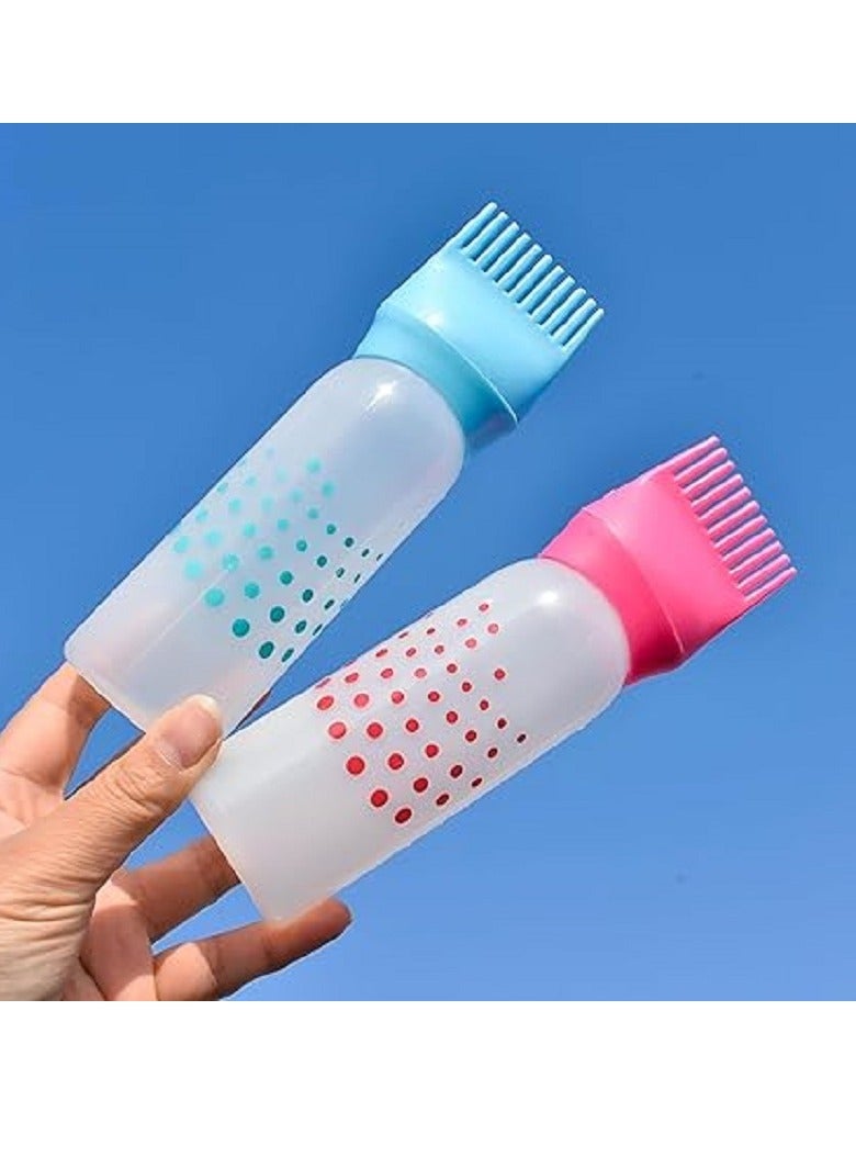 Generic Hairbrush with Tank - Innovative bottle with comb teeth for effortless application of hair dye or oils and allowing for smooth blending and coating of hair - Image 1