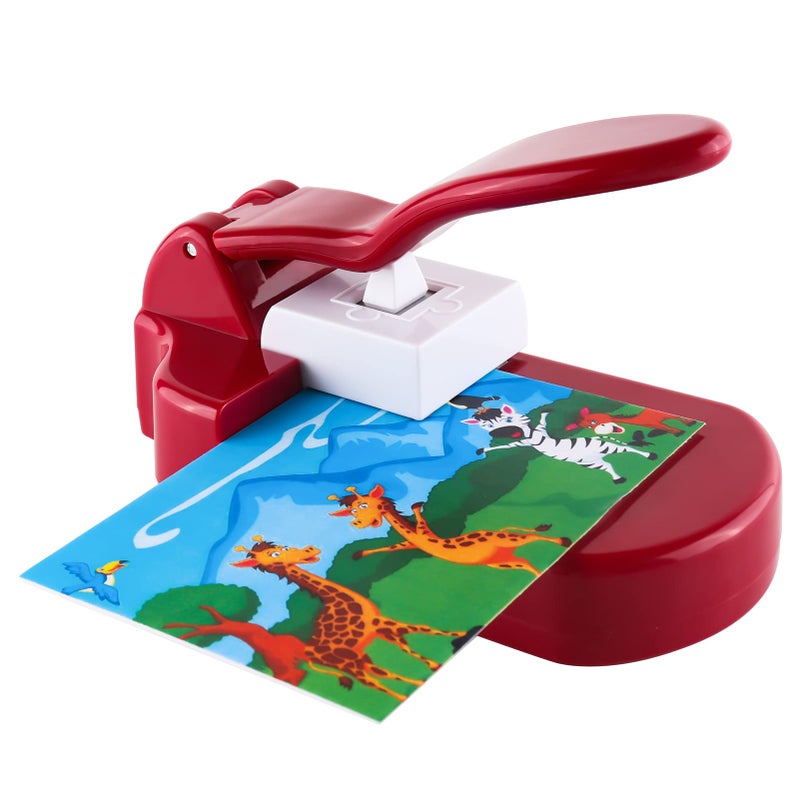 CYFUN DESIGN Jigsaw Puzzle Maker Jigsaw Puzzle Making Machine with 10 Adhedive Foams Picture Photo Cutter Jigsaw Puzzle Making Machine for 4x6 Puzzles DIY Paper Cutter Craft Handmade Puzzle Puncher - Image 1