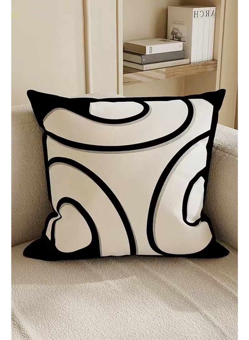 Bukela Pillow Covers Set of 4, Throw Pillow Cover, Short Plush Cushion Cover, Decorative Nature Plant Cushion Covers 45cm x 45cm,For Living Room Sofa Couch Bed Pillowcases 18x18 inches（Double sided pattern） - Image 5