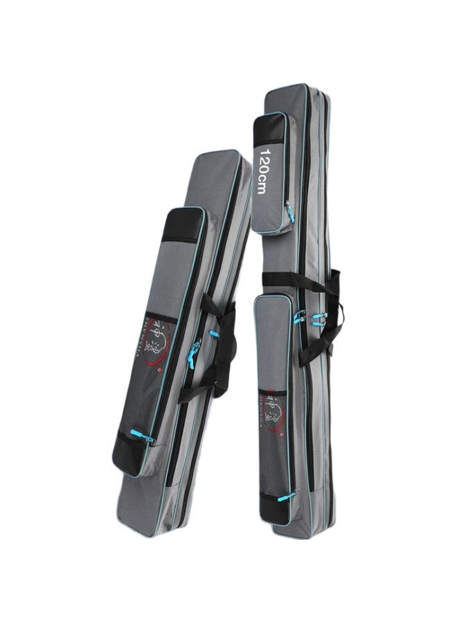 Shark Shensha Fishing Tackle Bag, Rod Bag, Fishing Bag, 120cm Multifunctional Rod Bag, Thickened Large Capacity Waterproof Double-layer Fishing Tackle Bag - Image 1