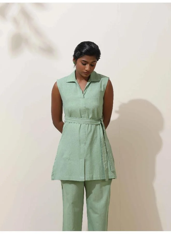 ترو برونز trueBrowns Mint Green Cotton Co-Ord Set