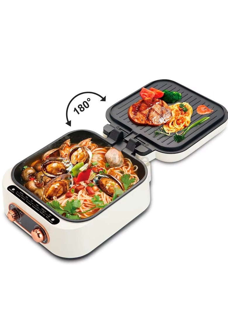 لاك LAC L-7701 وعاء كهربائي متعدد الوظائف مقلاة خبز آلة فطيرة منزلية إناء/ قدر القلي طباخ غير لاصق - Image 3