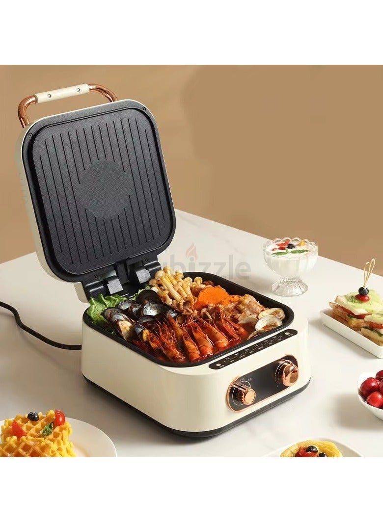 لاك LAC L-7701 وعاء كهربائي متعدد الوظائف مقلاة خبز آلة فطيرة منزلية إناء/ قدر القلي طباخ غير لاصق - Image 5